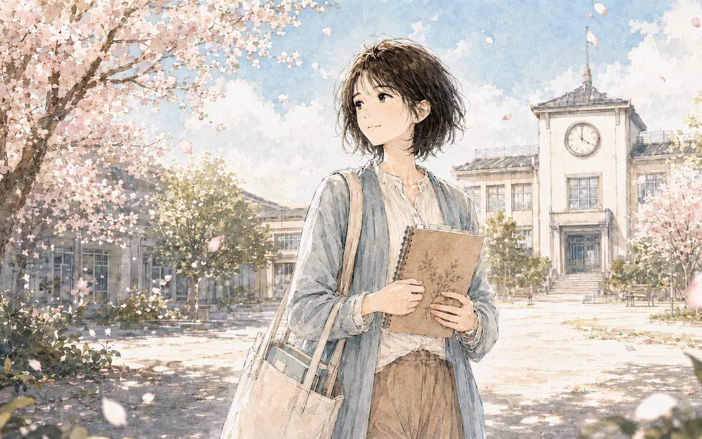 朝凪ルナと、ほどけない糸（映画公式サイト風）のイメージアート